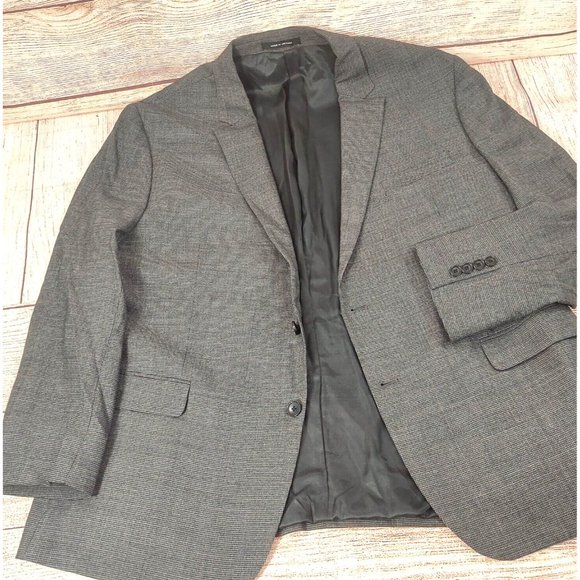 Awearness Kenneth Cole Men Modern Slim Fit Sport Coat Blazer Two Button Jacket - Picture 6 of 15